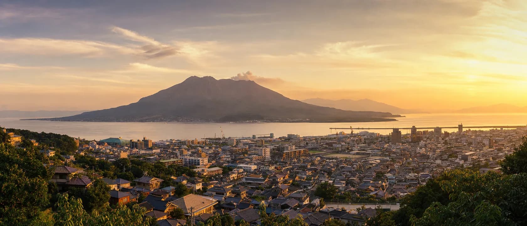 鹿児島の街並み